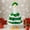 Green, variant on Oalirro Christmas Tree Costume with Hat & Dress - Red & Green Festive Outfit for Holiday Photos, Parties & Celebrations, Soft Fabric Costume