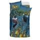 thumbnail image 4 of Juego de cama Tui Bird Mix Kowhai y helecho plateado, Azul, 4 of 6