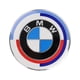 thumbnail image 1 of Logotipo del automóvil del 50 aniversario de Bmw Nuevo logotipo frontal / Serie 5 Serie 3 / Rueda X3x1 Logotipo del automóvil de 82 mm brillar Electrónica, 1 of 4