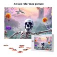 thumbnail image 6 of Sikiie Mist Sunflower Skull Puzzle, Jigsaw Puzzles, Jigsaw Puzzles 1000 Pieces, Custom Jigsaw Puzzle for Adults (29.5×19.7in, Horizontal), 6 of 9