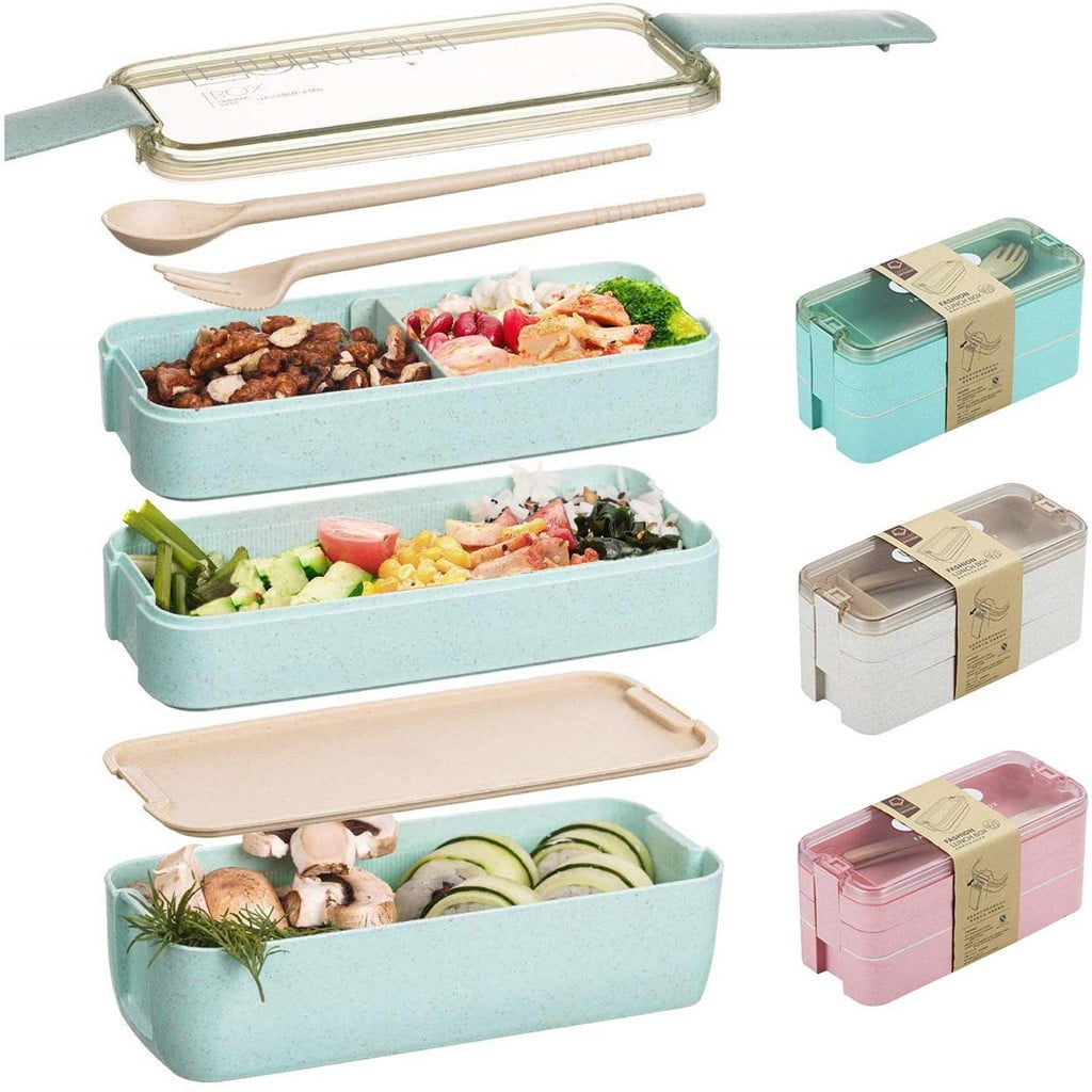 Student Lunch Box Compartment Office Worker Double Heating Lunch Box
