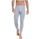thumbnail image 2 of Leggings casuales de forro polar para hombre, pantalones largos rectos cilíndricos que mantienen el calor, pantalones de rayón para hombre, 2 of 6