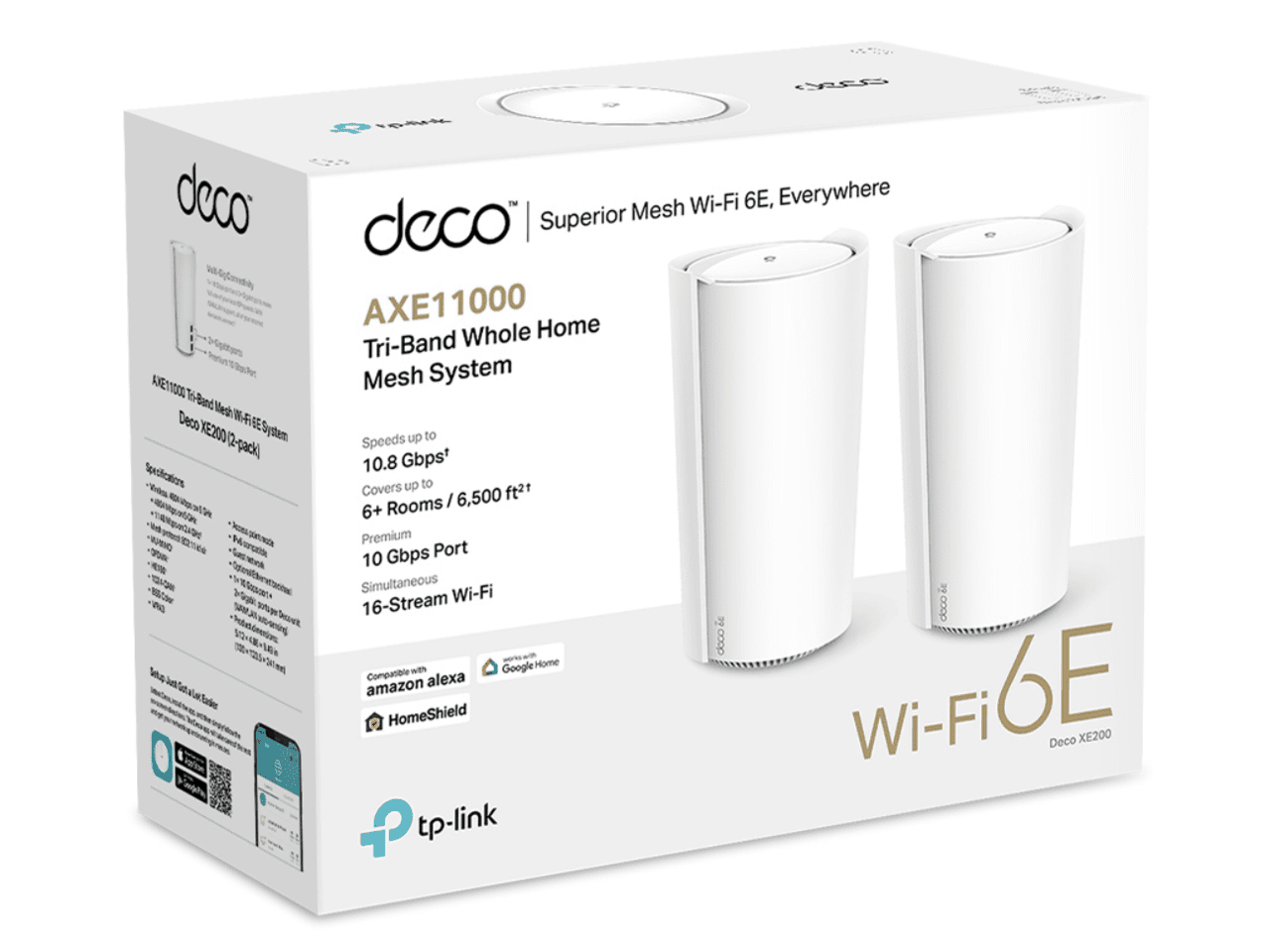 Amazon.com: TP-Link Deco Mesh WiFi AXE11000 Tri-Band WiFi 6E