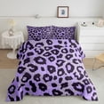 thumbnail image 2 of Manfei Cheetah Print Bedding Twin Comforter Set,Safari Animal For Boys Kids Down Comforter,Farmhouse Blue Bedding Sets Twin with Comforter,Ultra Soft Bedroom Decoration Reversible,2 Pieces, 2 of 7