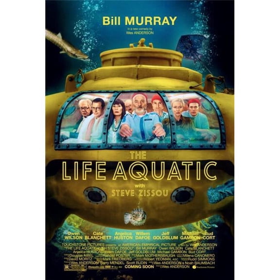 Pop Culture Graphics The Life Aquatic with Steve Zissou Movie Poster Print - 27 x 40