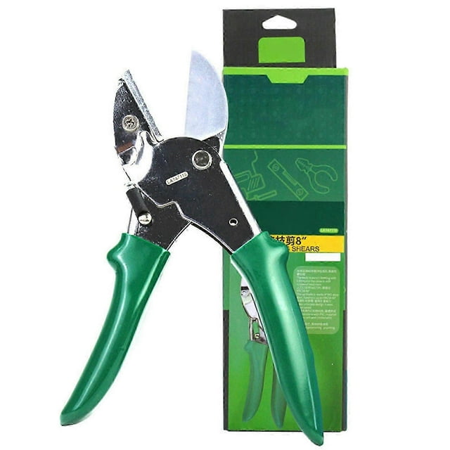 8 Inch Pruning Shears, Non-Slip Handle Gardening Scissors Clippers, for Cutting Stems Light Branches