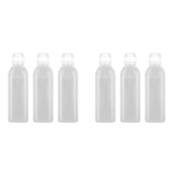 Condiment Squeeze Bottles, Squeeze Bottles for Sauces, Olive Oil Dispenser, Ketchup Bottles Squeeze 6-Pack 17 Oz (500ML)