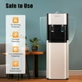 thumbnail image 5 of Water Coolers Water Dispenser Cold Hot Dispenser, Countertop Stainless Steel Electric Water Dispenser Bottom Loading for Homes, Gyms, Office, 5 of 16