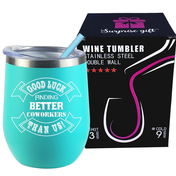 Coworker Leaving Gifts Going Away Present for Men Women Funny New Job Wine Glass Mug Cup