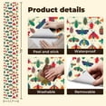 thumbnail image 5 of Peel and Stick Wallpaper 17.7in x 9.8ft Colorful Decorative Insects Geometric Abstract Designs Contact Paper Vinyl Waterproof Self Adhesive Wall Paper for Bedroom Shelf Cabinet Renter Friendly, 5 of 8