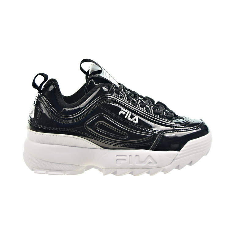 Fila II Premium Patent Women's Shoes Black-White - Walmart.com