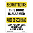 thumbnail image 1 of SignMission OS-SN-A-1218-L-11651 Panneau de Sécurité OSHA 12 x 18 Po - Cette Porte Est Alarmée Bilingue, 1 of 1