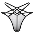 thumbnail image 5 of Aesthetic Red Lilac And White Ripple Open Type Women's Panties Crotch Opening G-strings Thongs Lingeries Underwear, 5 of 7