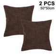 thumbnail image 1 of Dinheiro Juego de 2 fundas de almohada cuadradas decorativas suaves de pana, fundas de almohada, decoración del hogar, decoración para sofá, cama, silla, 1 of 8