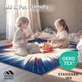 thumbnail image 4 of ODIKA 8'x10' Machine Washable Non-Slip Area Rug, Patriotic Starburst Celebration High Traffic Rug, Red, 62388, 4 of 7