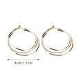thumbnail image 5 of GHSOHS Exaggerated Large Multi Layered Hoop Earrings for Women Exquisite Fashion Rhinestone Geometric Earrings Party Jewelry Gift B, 5 of 6