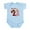 Sky Blue, variant on CafePress - Not Only Am I Cute I'm Portuguese Too! Infant Body - Baby Light Bodysuit, Size Newborn - 24 Months