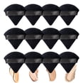 thumbnail image 1 of 12 Pieces Face Triangle Powder Puff Washable Makeup Puff Sponge Puff Suit For Wet Dry Powder Cream Makeup Tool For Cosmetic(black), 1 of 5