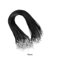 thumbnail image 3 of stanreset 100 Pieces Necklace Rope Simple Design Reusable Pendant Wire Jewelry Making Cord DIY Crafting Handicraft Accessories Black White, 3 of 8
