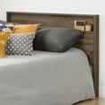 thumbnail image 1 of South Shore Holland Full/Queen Headboard with Storage Shelf, in Natural Walnut, 1 of 10