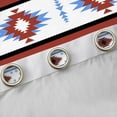 thumbnail image 4 of Manfei Ancient Aztec Theme Black Out Curtains,Boho Tribal Gemetric Curtains Pack of 2 (42x63 Each),Red Blue White Bedroom Curtains For Adults,Ultra Soft Home Decor, 4 of 6