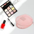 thumbnail image 4 of Unique Bargains 1 Pc Mesh Hand-held Sundries Makeup Bag Polyester Pink 4.92in, 4 of 6