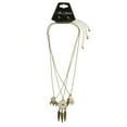 thumbnail image 3 of Mi Amore Elephant Feather Adjustable Multiple-Necklace-Set Copper-Tone & White, 3 of 5