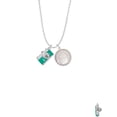 thumbnail image 2 of Delight Jewelry Silvertone Teal Camera To the World You are a Mother Locket Necklace, 2 of 4