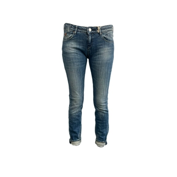 MAISON SCOTCH Women's Skinny Low Rise Jeans, Blue, 32/34