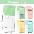 Lined Portable Sticky Notes 484 Sheets, Self-Adhesive Index Tabs Page ...