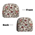 thumbnail image 6 of Kdxio Dark Enchanted Flowers And Birds Pattern Print 2 Piece Car Head Rest Covers Set Auto Front/Rear Seats Headrest Cover Universal Fit Most Cars,Sedan, SUV, 6 of 9