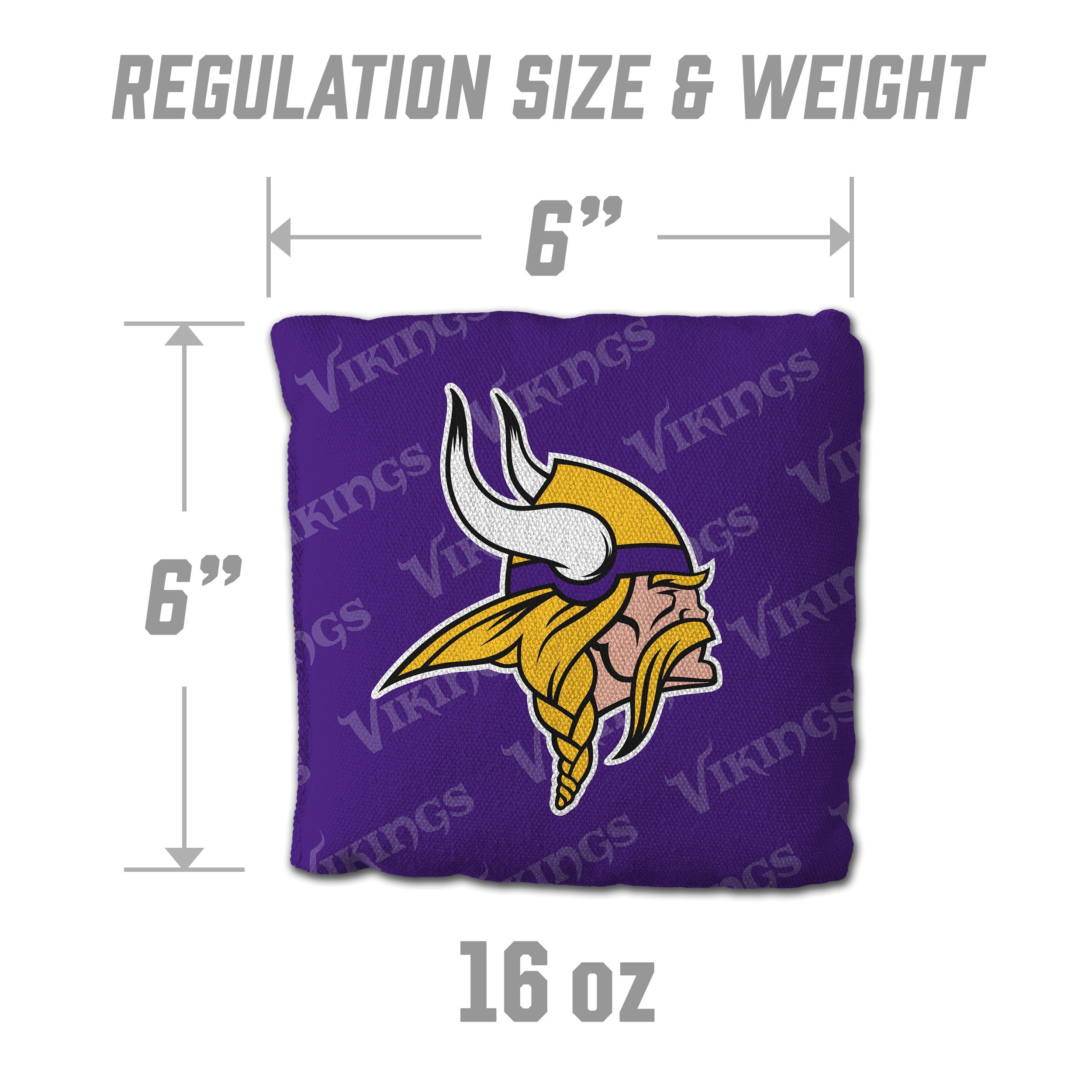 NFL Minnesota Vikings Cornhole Bags - 4PK - Purple