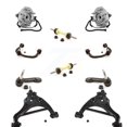 thumbnail image 1 of Transit Auto Front Hub Bearing Assembly Lower Upper Control Arm with Ball Joint Outer Tie Rod End Sway Bar Stabilizer Link Kit (10Pc) for Car Ford F-150 - Left Right Side (Driver Passenger) K7T-111660, 1 of 11