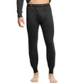thumbnail image 2 of Hanes KMW2 Duofold Thermals Mid-Weight Mens Base-Layer Underwear Size Extra Large, Black, 2 of 2