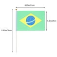 thumbnail image 2 of 50 Pcs Drapeau de Match de Football Drapeaux Portatifs avec Bâton, 2 of 7