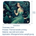 thumbnail image 5 of Mermaid 8.3x9.8 Inch Square Printed Desk Mat Mouse Pad for Office and Gaming, Non-Slip Rubber Bottom, 5 of 6