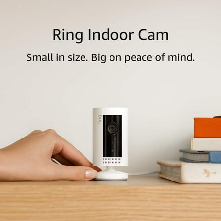 R ing Indoor Cam (White) bundle with Rng Video Doorbell Wired