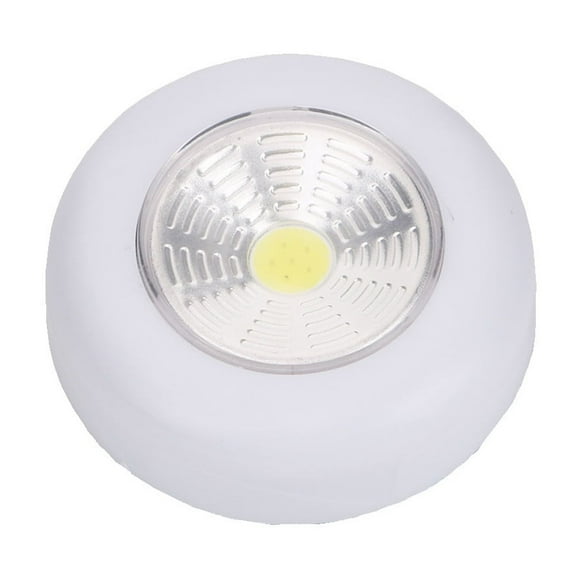 EGNMCR Wireless LED Disc Light Under Cabinet Lighting 60 Brightness Portable Feel Light Small Round Light Battery Operated Light Sticks To Kitchen Closet Be touch light
