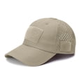 thumbnail image 2 of Tactical Baseball Cap Breathable Mesh Hat Adjustable Hook and Loop Cap Outdoor Hiking Cap Laser Perforated Sports Hat for Training Travel Hiking and Everyday Outdoor Wear, 2 of 7