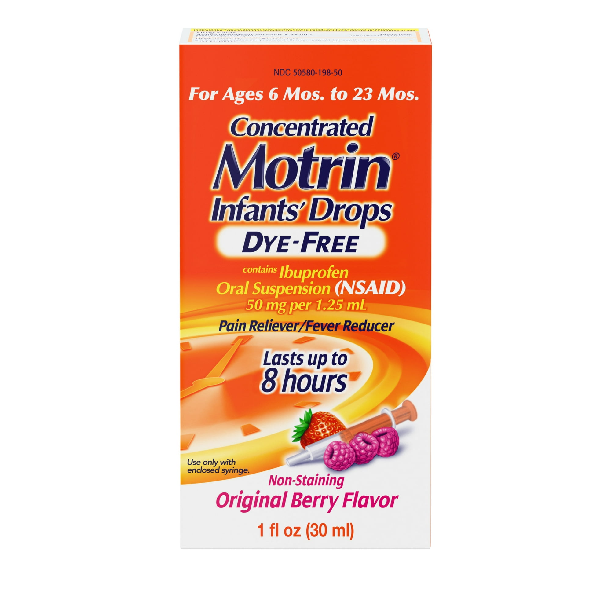 Infants' Motrin Liquid Ibuprofen Medicine Drops, Berry, 1 fl. oz