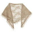 thumbnail image 6 of YUUZONE Lace Triangle Scarf Summer Hijab Mantilla Veil Catholic Church Veil Lace Scarf, 6 of 13