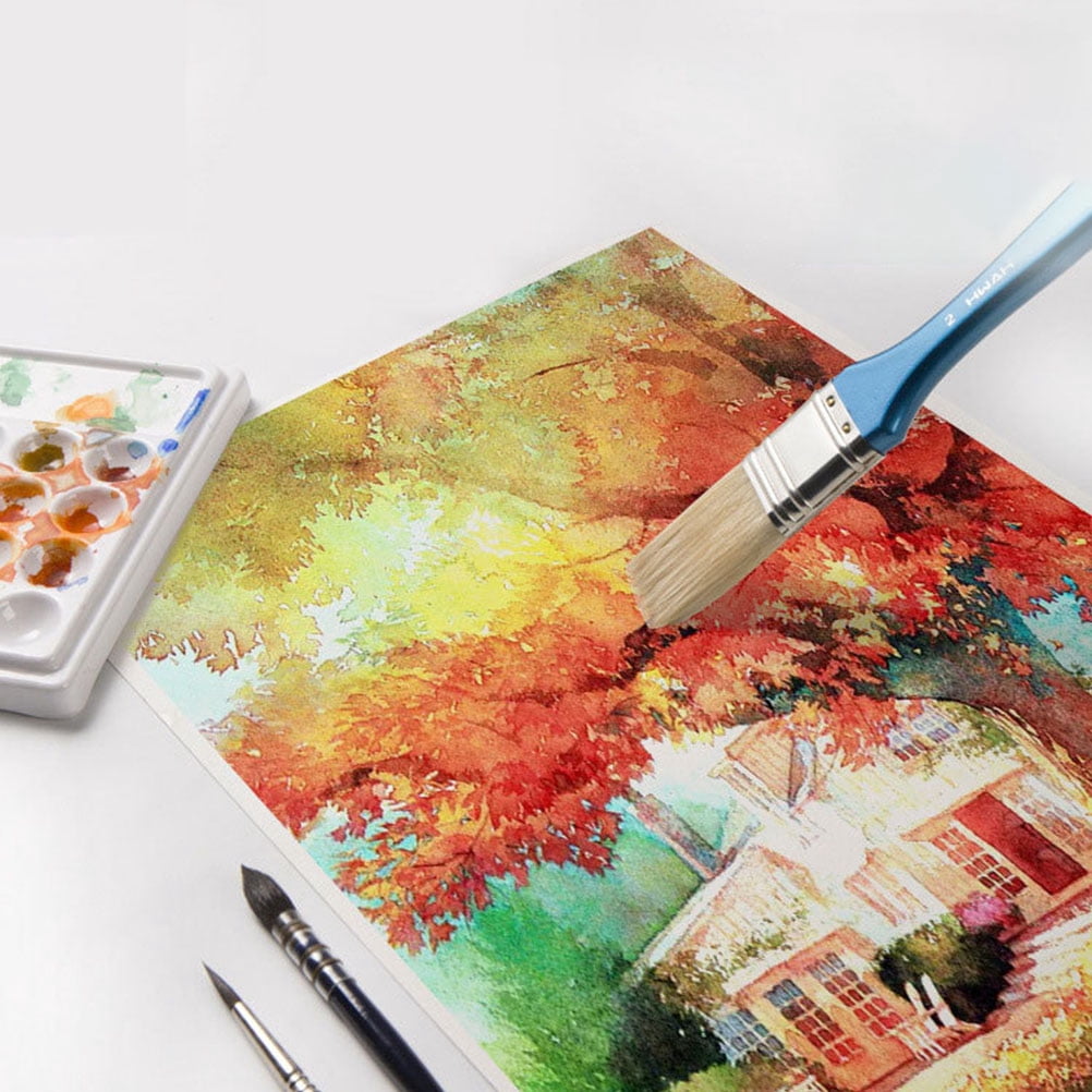 60 Sheets Wood Pulp Watercolor Paper Pad for Painting, Printing, Oil & Multi-use Cold Press, Professional Art Paper for Students