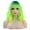 Ombre Green, variant on RightOn Green Wig Neno Green Wig for Women Short Curly Wig Green Wig with Bangs Ombre Green Wig Lime Green Synthetic Wigs with Wig Cap