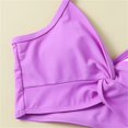 thumbnail image 3 of Mercatoo MercatooKids Girls Summer Swimsuits V Neck Suspender Flowers Bikini 2 𝐏iece Girls Beach Sport Swimwear 7 to 12 Years, 3 of 5