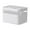 2_small, variant on Portable Medicals Supplies Organizers Multiple Compartment PP Plastic Clear Top Emergency Storage Box For Home