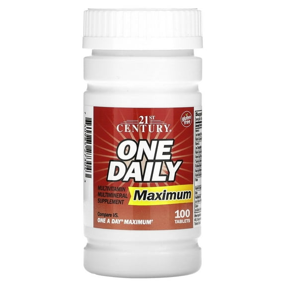 21st Century One Daily, Maximum, 100 Tablets