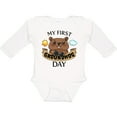 thumbnail image 3 of Inktastic My First Groundhog Day Cute Boys or Girls Long Sleeve Baby Bodysuit, 3 of 5