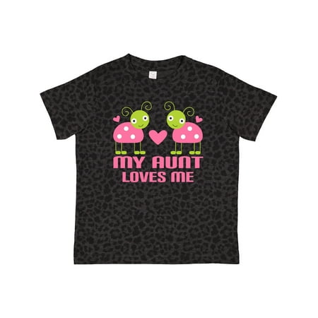 

Inktastic My Aunt Loves Me Gift Toddler Toddler Girl T-Shirt