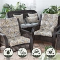 thumbnail image 7 of Greendale Home Fashions Outdoor 44'' x 22'' High Back Chair Cushion, Arctic Paisley, 7 of 7