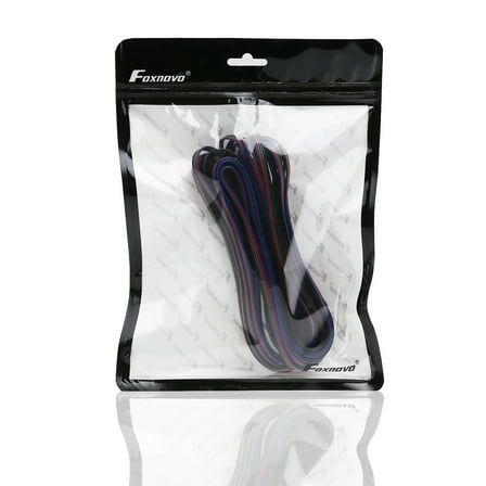 TABLZONE RGB Led p Extension Cable Line Black Plastic Shell 1Pcs